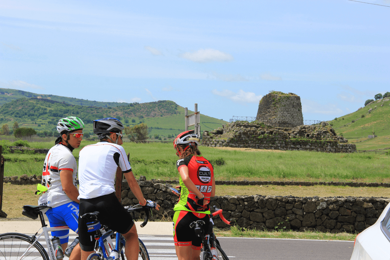 Bike in the Nuraghe island