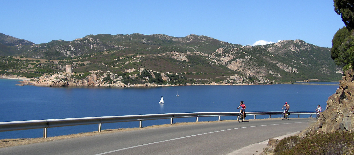 Cycling on Porto Teulada